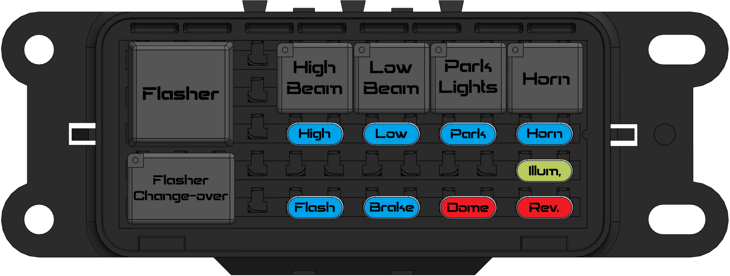Sealed Lighting PDM With Hazards