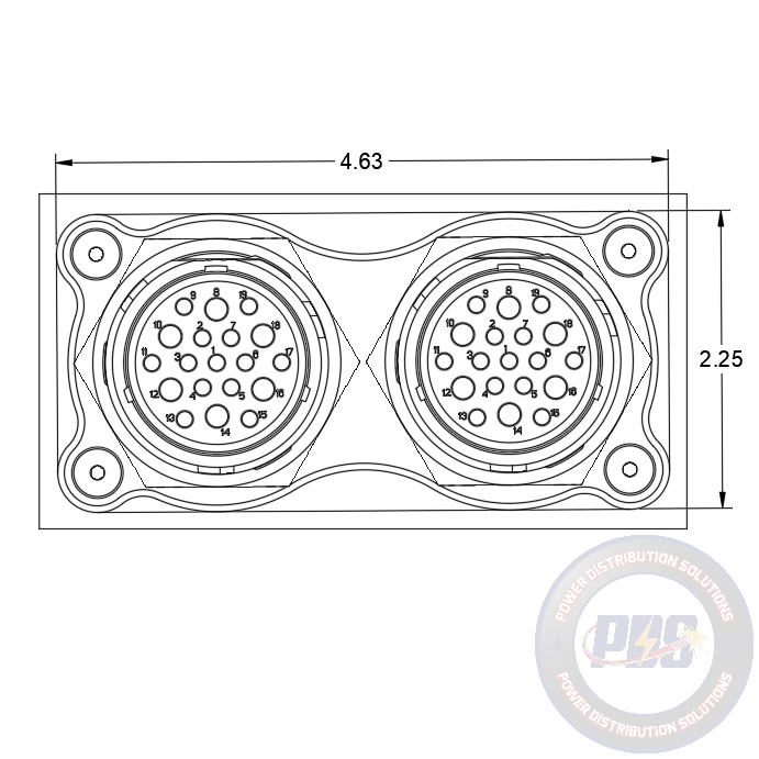 Double Bulkhead Mounting Plate (COMING SOON)
