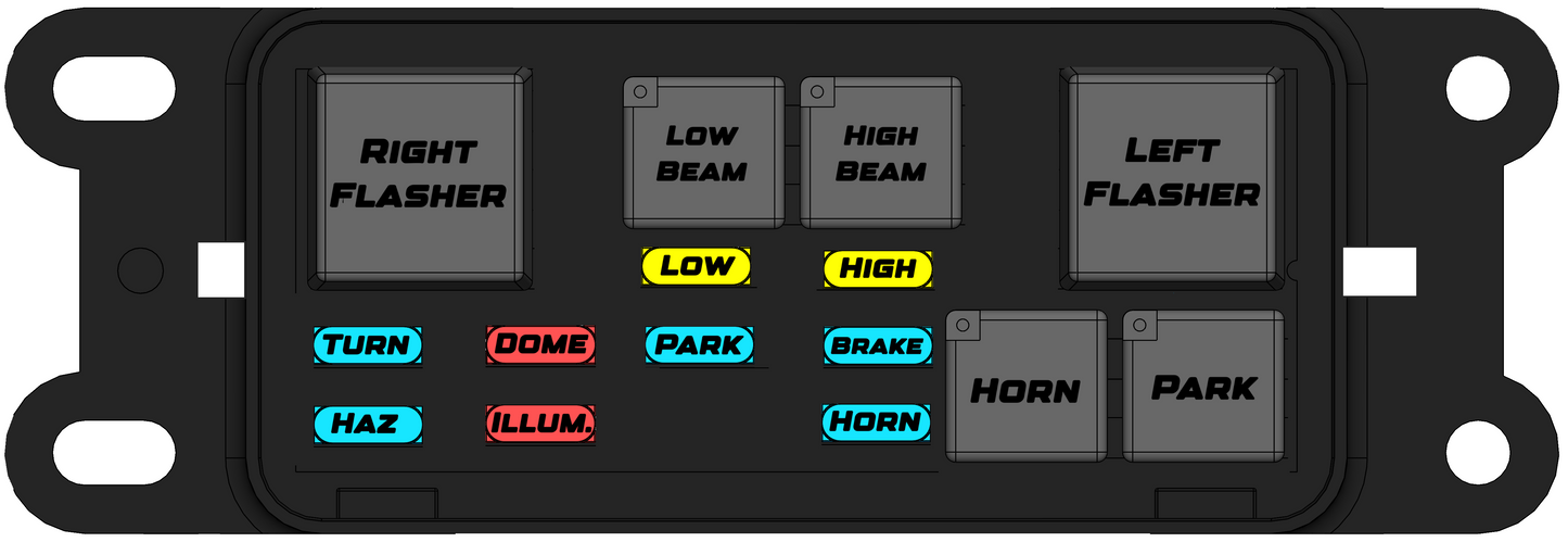 Sealed Lighting PDM (With Hazards)