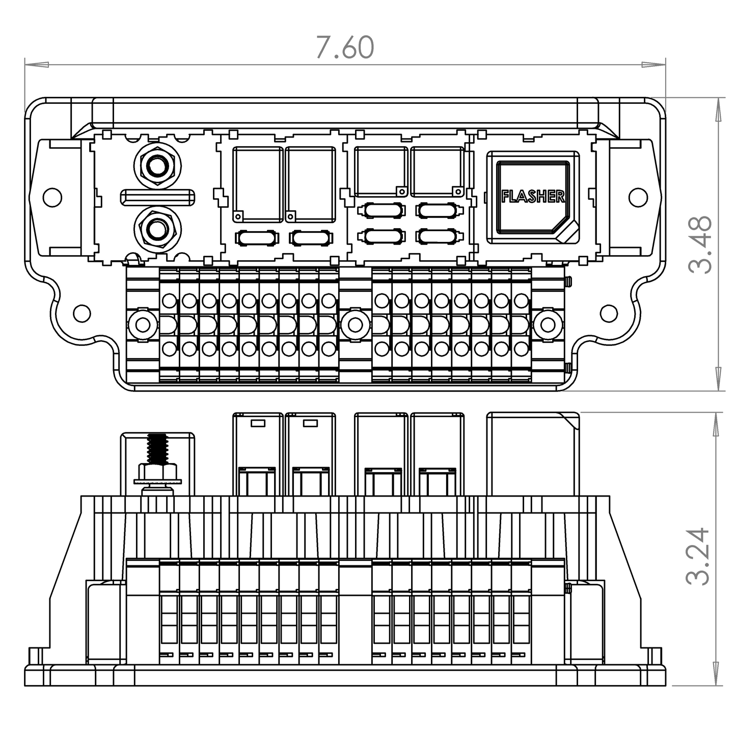 Lighting Power Distribution Module (Unsealed)