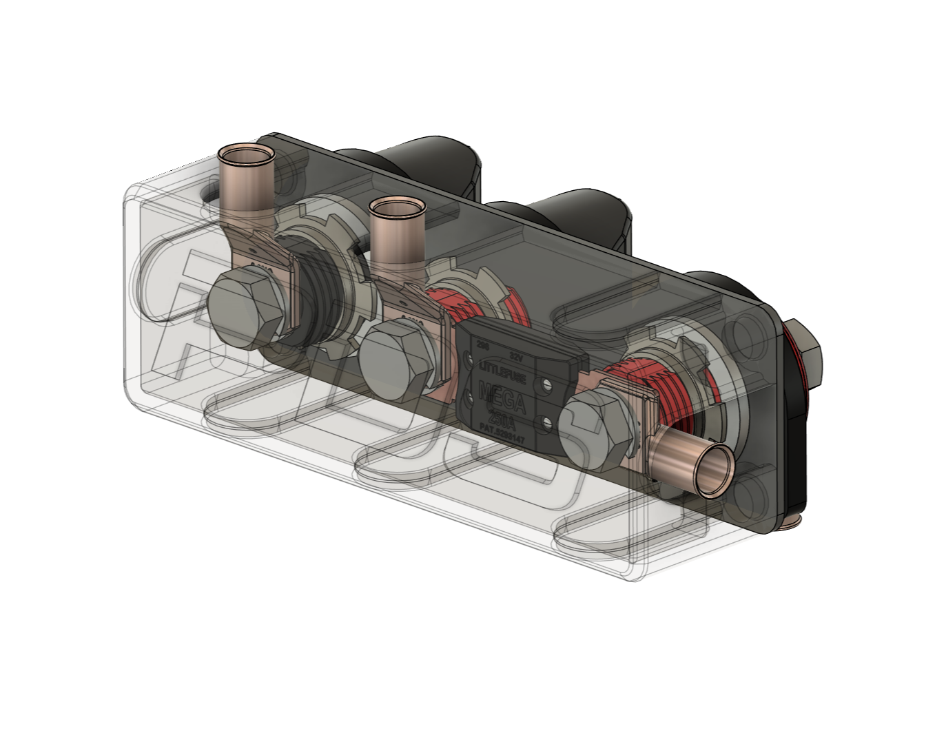 Battery Pass Through Block W/ Alternator Stud V3