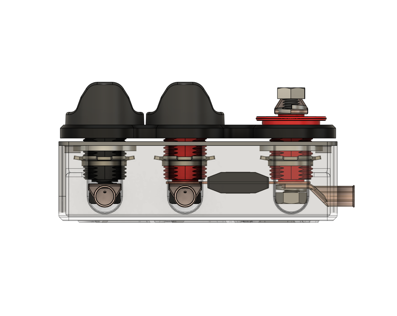 Battery Pass Through Block W/ Alternator Stud V3